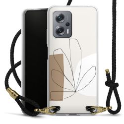 Carry Case Transparent Leather black/gold