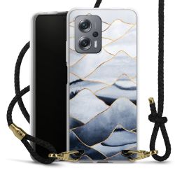 Carry Case Transparent Leather black/gold