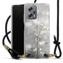 Carry Case Transparent Leather black/gold