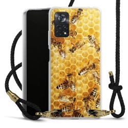 Carry Case Transparent Leather black/gold