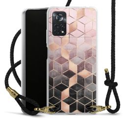 Carry Case Transparent Leather black/gold