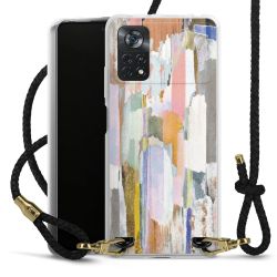 Carry Case Transparent Leather black/gold