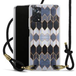 Carry Case Transparent Leather black/gold