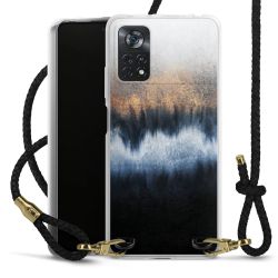 Carry Case Transparent Leather black/gold