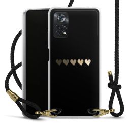 Carry Case Transparent Leather black/gold