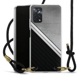 Carry Case Transparent Leather black/gold