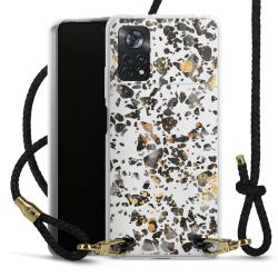 Carry Case Transparent Leather black/gold