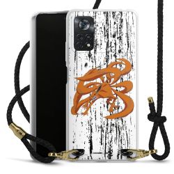 Carry Case Transparent Leather black/gold