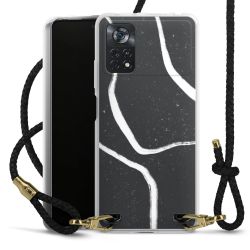 Carry Case Transparent Leather black/gold