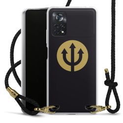 Carry Case Transparent Leather black/gold