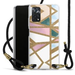 Carry Case Transparent Leather black/gold