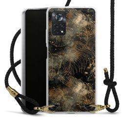 Carry Case Transparent Leather black/gold