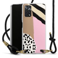 Carry Case Transparent Leather black/gold