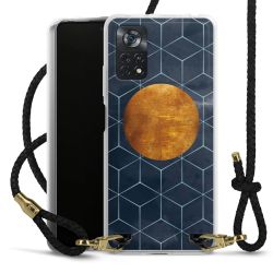 Carry Case Transparent Leather black/gold