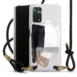 Carry Case Transparent Leather black/gold