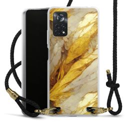 Carry Case Transparent Leather black/gold