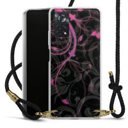 Carry Case Transparent Leather black/gold