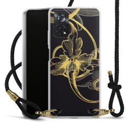 Carry Case Transparent Leather black/gold