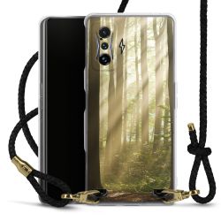 Carry Case Transparent Leather black/gold