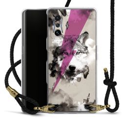 Carry Case Transparent Leather black/gold