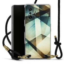 Carry Case Transparent Leather black/gold