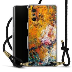 Carry Case Transparent Leather black/gold