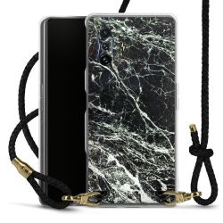 Carry Case Transparent Leather black/gold