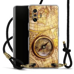 Carry Case Transparent Leather black/gold