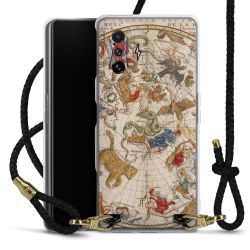 Carry Case Transparent Leather black/gold