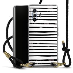 Carry Case Transparent Leather black/gold