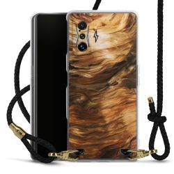 Carry Case Transparent Leather black/gold