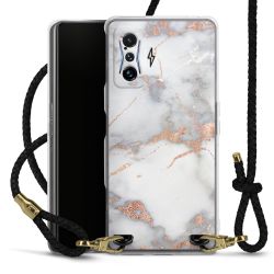 Carry Case Transparent Leather black/gold