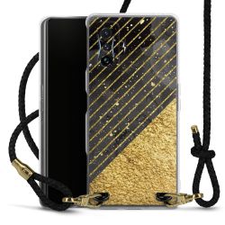 Carry Case Transparent Leather black/gold