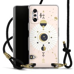 Carry Case Transparent Leather black/gold