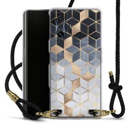 Carry Case Transparent Leather black/gold