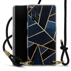 Carry Case Transparent Leather black/gold