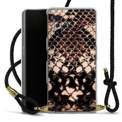 Carry Case Transparent Leather black/gold