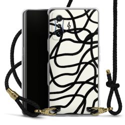 Carry Case Transparent Leather black/gold