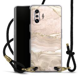 Carry Case Transparent Leather black/gold