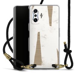 Carry Case Transparent Leather black/gold