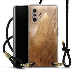 Carry Case Transparent Leather black/gold