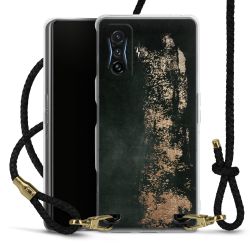 Carry Case Transparent Leather black/gold