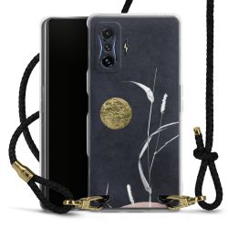 Carry Case Transparent Leather black/gold