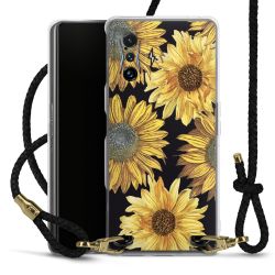 Carry Case Transparent Leather black/gold