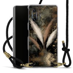 Carry Case Transparent Leather black/gold