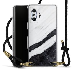 Carry Case Transparent Leather black/gold