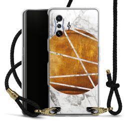 Carry Case Transparent Leather black/gold