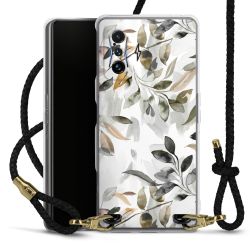 Carry Case Transparent Leather black/gold