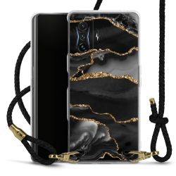 Carry Case Transparent Leather black/gold