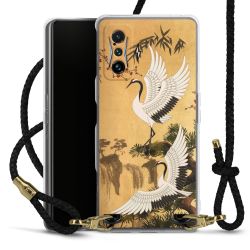 Carry Case Transparent Leather black/gold